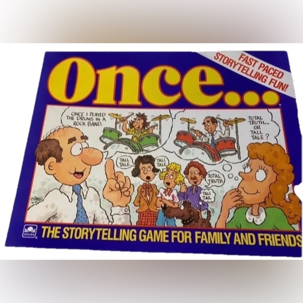 👾Once...The Story Telling Game for Family and Friends Games 1987